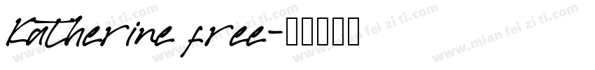 Katherine free字体转换